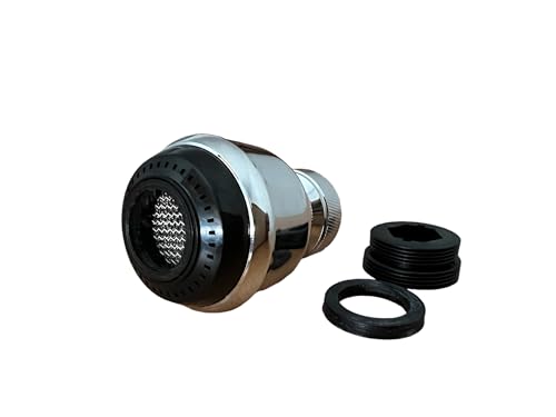 daniplus Perlator Schwenkbar, Wasserhahn Perlator, Luftsprudler Wasserhahn, Perlator M22 Innengewinde M24 Außengewinde von daniplus