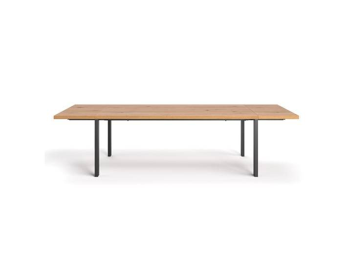 Ausziehbarer Ramme-Tisch aus massivem Holz 120x80 cm Zwei Verlängerung je 50 cm von danzz