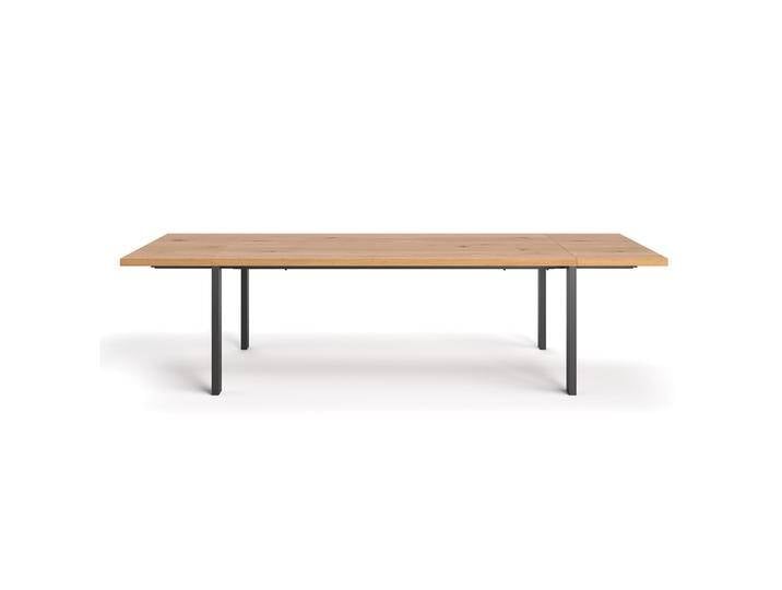 Ausziehbarer Ramme-Tisch aus massivem Holz 200x80 cm Eine Verlängerung 50 cm von danzz