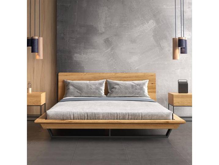Nova-Slim-Bett aus Massivholz 140x200 cm von danzz