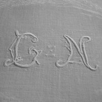 Vintage Antike Jugendstil Leinen Mitteldecke Zierdecke Große Serviette Jugendstilmonogramm Gn Bzw. Gm Trauben Weintrauben Kornähren 82x71cm Vintage Antike Jugendstil Leinen Mitteldecke Zierdecke Große Serviette Jugendstilmonogramm Gn Bzw. Gm Trauben Weintrauben Kornähren 82x71cm von darauffreueichmich