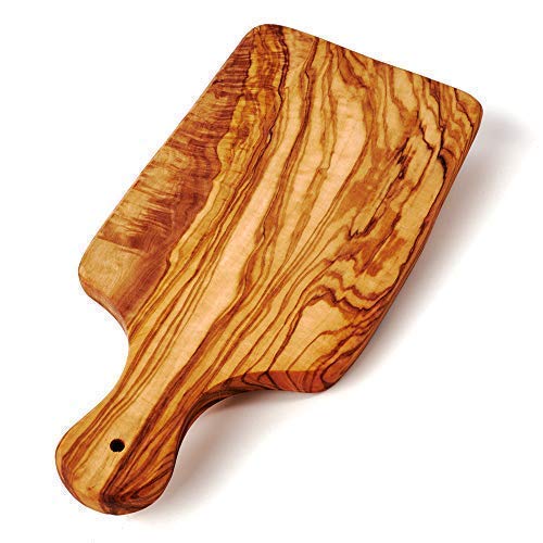 DAS OLIVENHOLZBRETT® Schneidebrettchen Set 4teilig je 23cm von das Olivenholzbrett