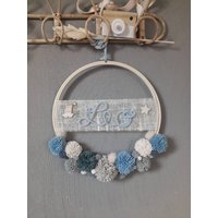 Hoop Mit Namen Und Bommeln von dasDekowerk