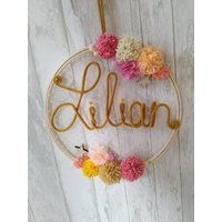 stickrahmen Türschild Mit Spitze Und Namen stickrahmen Türschild Mit Spitze Und Namen von dasDekowerk