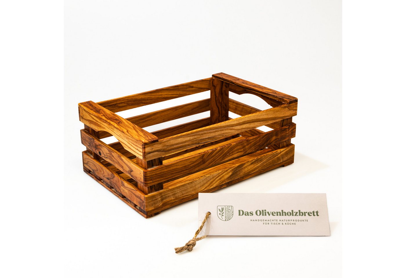 dasOlivenholzbrett Aufbewahrungsbox Obstkiste aus Olivenholz von dasOlivenholzbrett