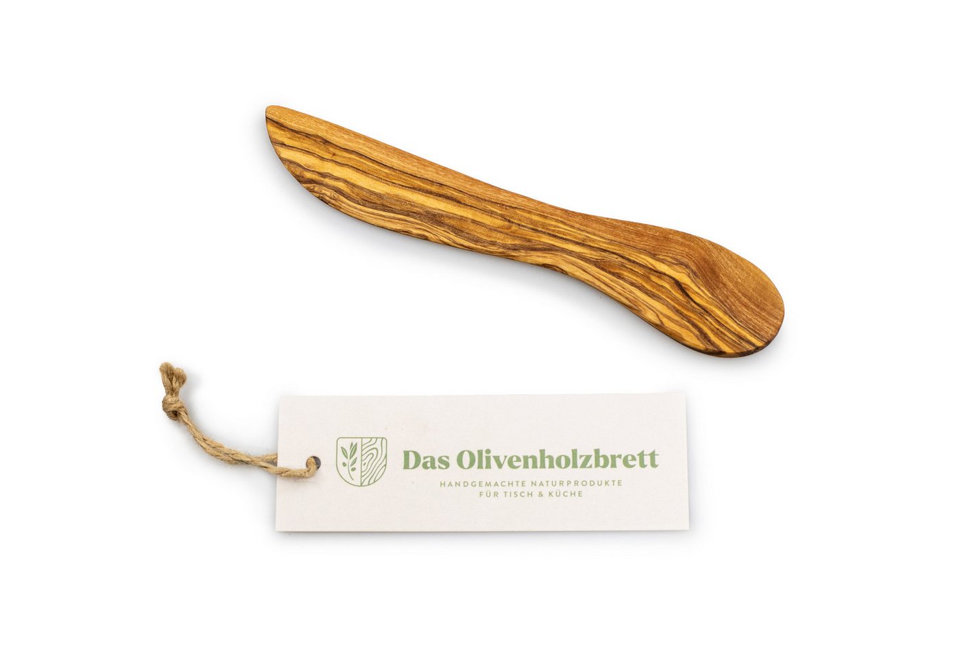 dasOlivenholzbrett Buttermesser Buttermesser aus Olivenholz von dasOlivenholzbrett