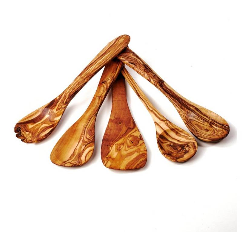 dasOlivenholzbrett Kochbesteck-Set 5er Küchenhelferset Variante 1 dasOlivenholzbrett Kochbesteck-Set 5er Küchenhelferset Variante 1 von dasOlivenholzbrett