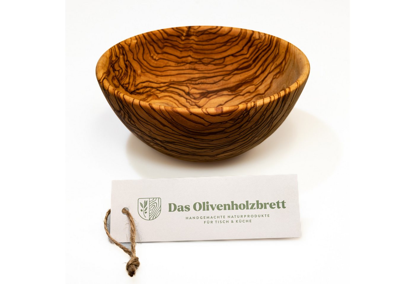 dasOlivenholzbrett Salatschüssel Salatschale aus Olivenholz von dasOlivenholzbrett