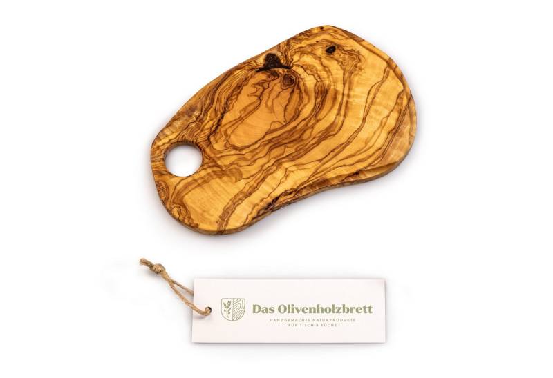 dasOlivenholzbrett Servierbrett Brotzeitbrett aus Olivenholz im Naturschnitt mit Loch dasOlivenholzbrett Servierbrett Brotzeitbrett aus Olivenholz im Naturschnitt mit Loch von dasOlivenholzbrett
