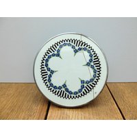Vintage Art Déco Jugendstil Vergissmeinicht Puppenstube Mini Kuchenplatte Tortenplatte Gebäckteller Blütenranken 10Er 20Er von dasfleissigeFaultier