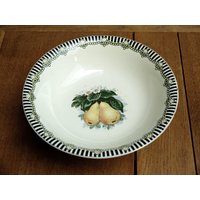 Vintage Servierschale Fußschale V+B Villeroy Boch Mettlach Birnen Jugendstil Antik Shabby Vintage Servierschale Fußschale V+B Villeroy Boch Mettlach Birnen Jugendstil Antik Shabby von dasfleissigeFaultier