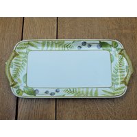 Vintage Villeroy Boch V&b Forsa Platte Servierplatte Walddekor Farn Brombeeren von dasfleissigeFaultier