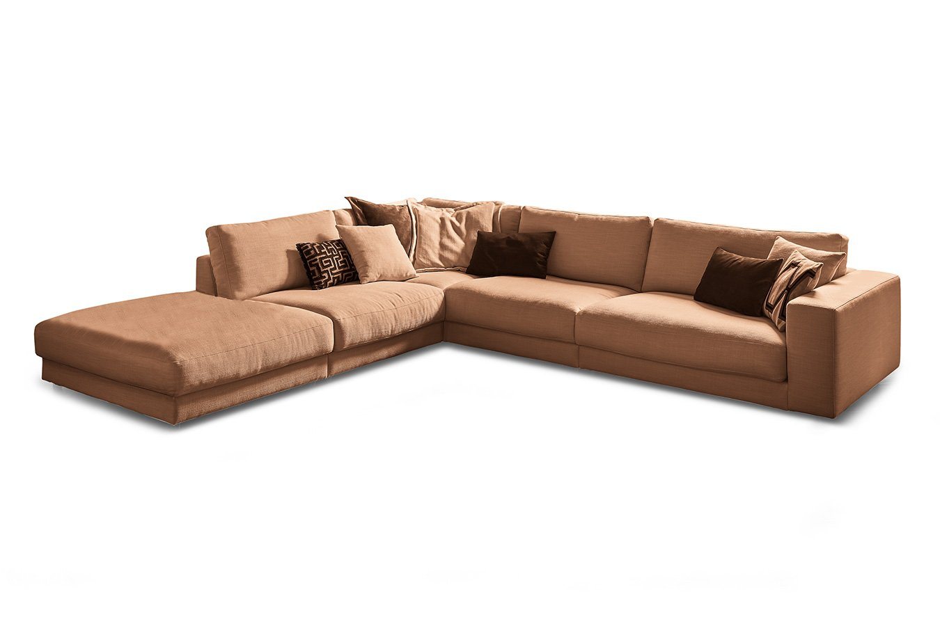 daslagerhaus living Big-Sofa Ecksofa Downtown Stoff von daslagerhaus living