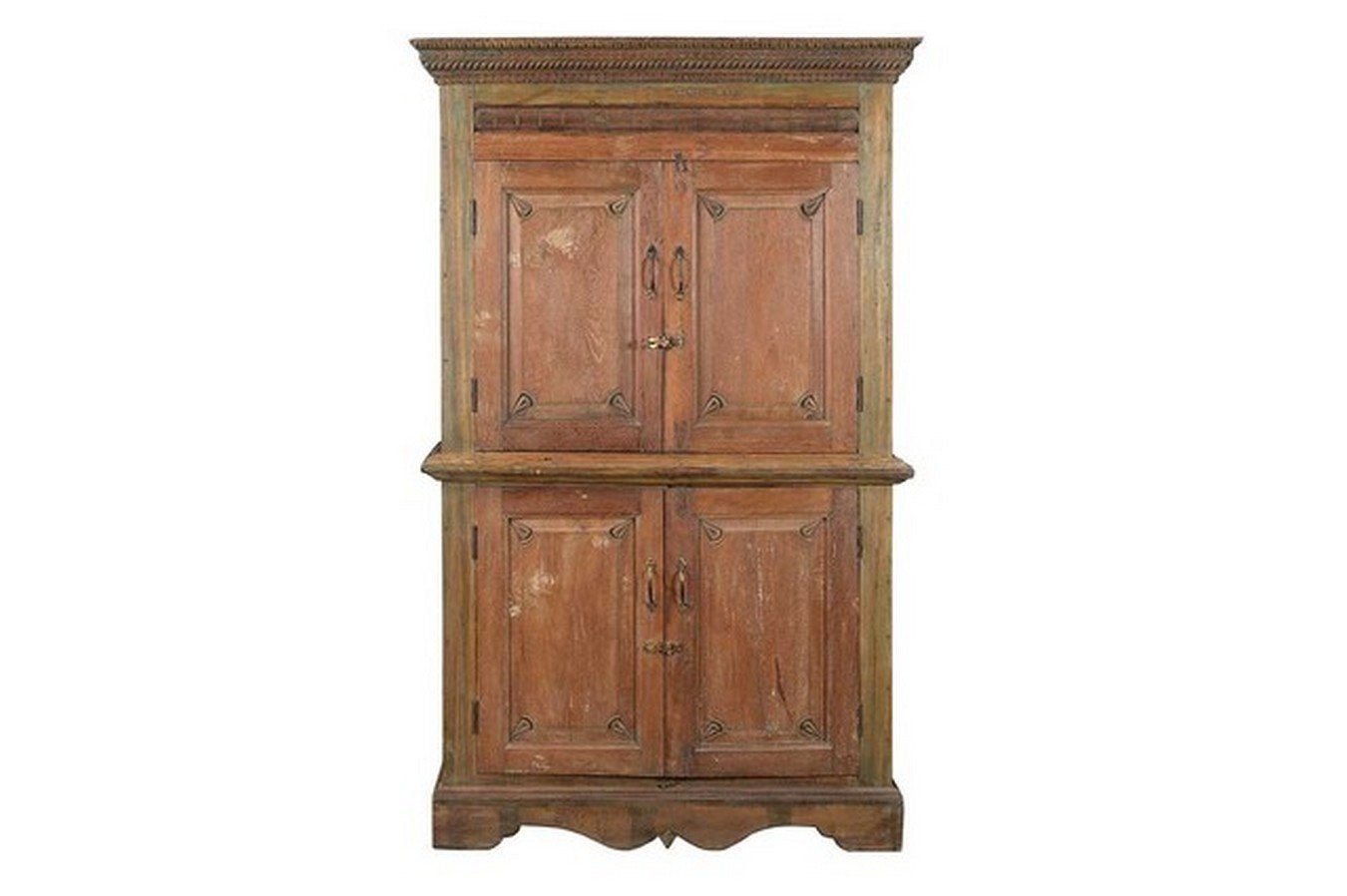 daslagerhaus living Hochschrank Schrank Vintage natur von daslagerhaus living