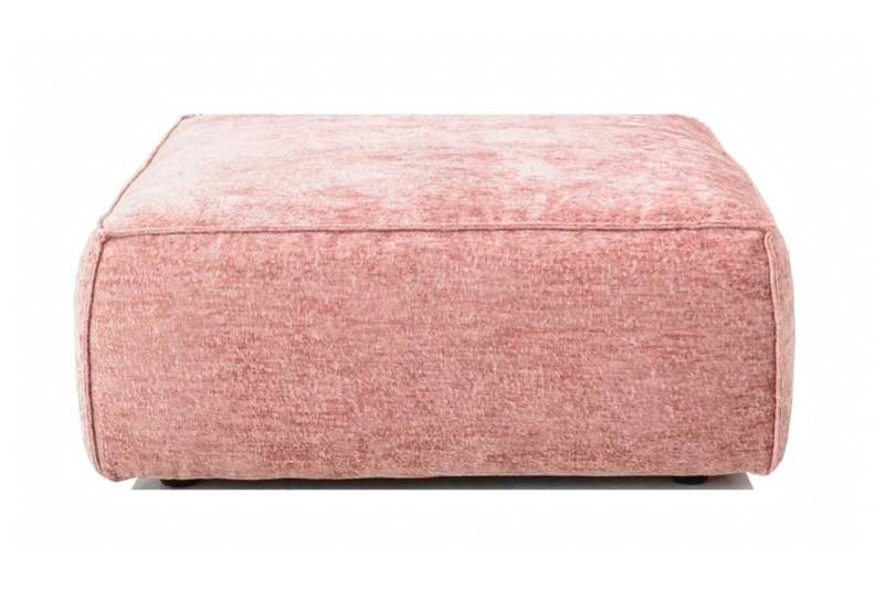 daslagerhaus living Hocker Hocker Harry Samtstoff pink klein von daslagerhaus living