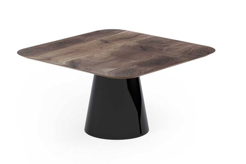 Tischhelden Küchentisch Esstisch Mono Nussbaum quadratisch B 140 cm von Tischhelden