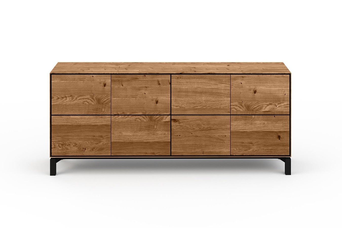 daslagerhaus living Sideboard Anrichte Birmingham wilde Eiche von daslagerhaus living