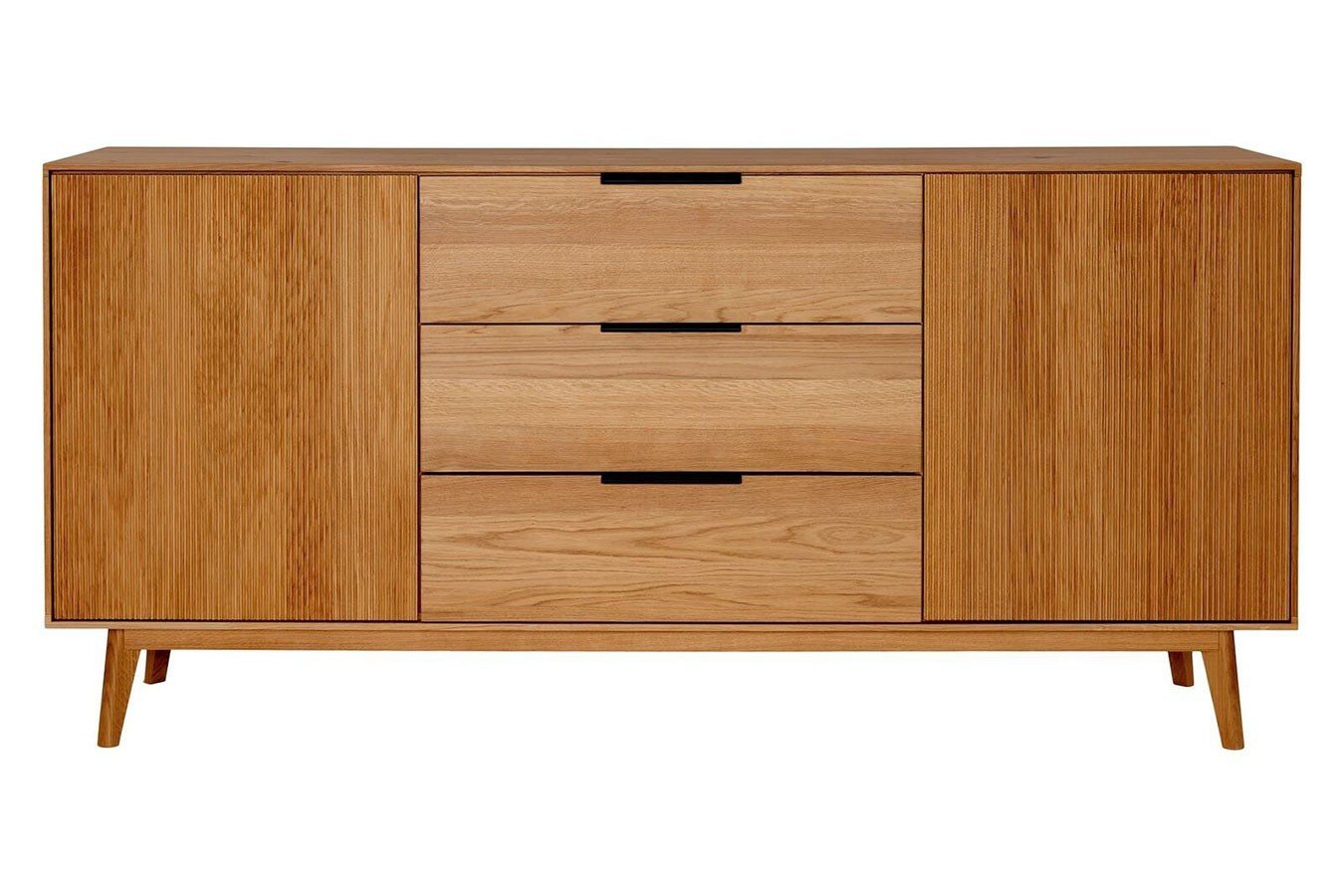 daslagerhaus living Sideboard Anrichte Edinburgh Wildeiche B 180 cm von daslagerhaus living