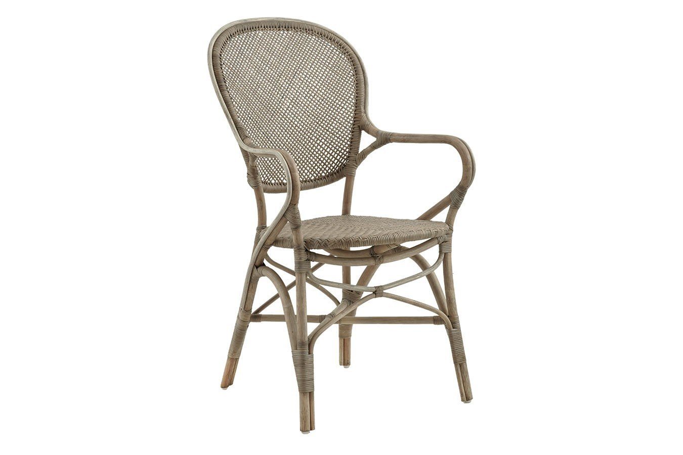 Sika Design Stuhl Armlehnstuhl Rossi Rattan taupe von Sika Design