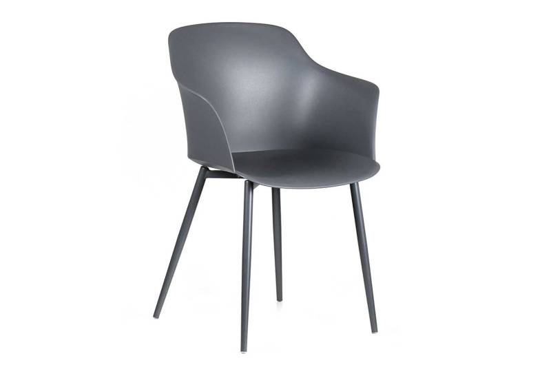 daslagerhaus living Stuhl italienischer Designchair Blanchet mit Armlehne du von daslagerhaus living