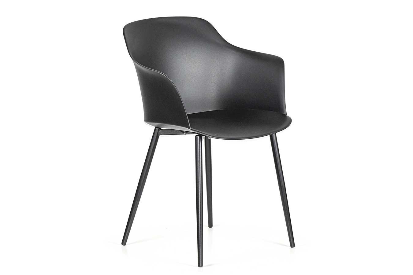 daslagerhaus living Stuhl italienischer Designchair Blanchet mit Armlehne sc von daslagerhaus living