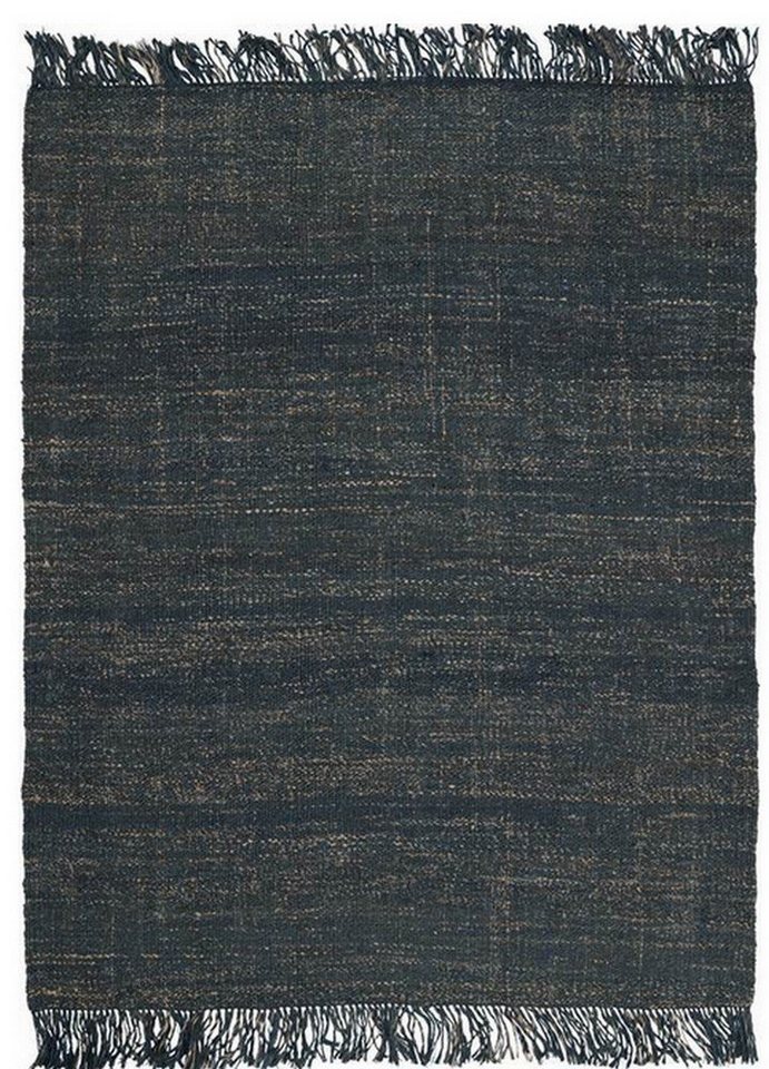 daslagerhaus living Teppich Nessa Teppich anthrazit 140*200 cm, Höhe: 2 mm von daslagerhaus living