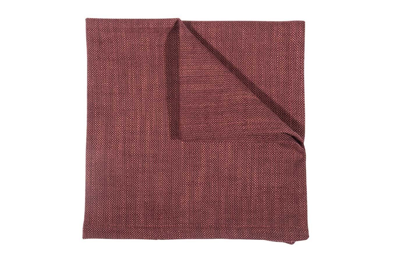 daslagerhaus living Stoffserviette Reflex Serviette bordeaux 4er Set, (4 St) von daslagerhaus living