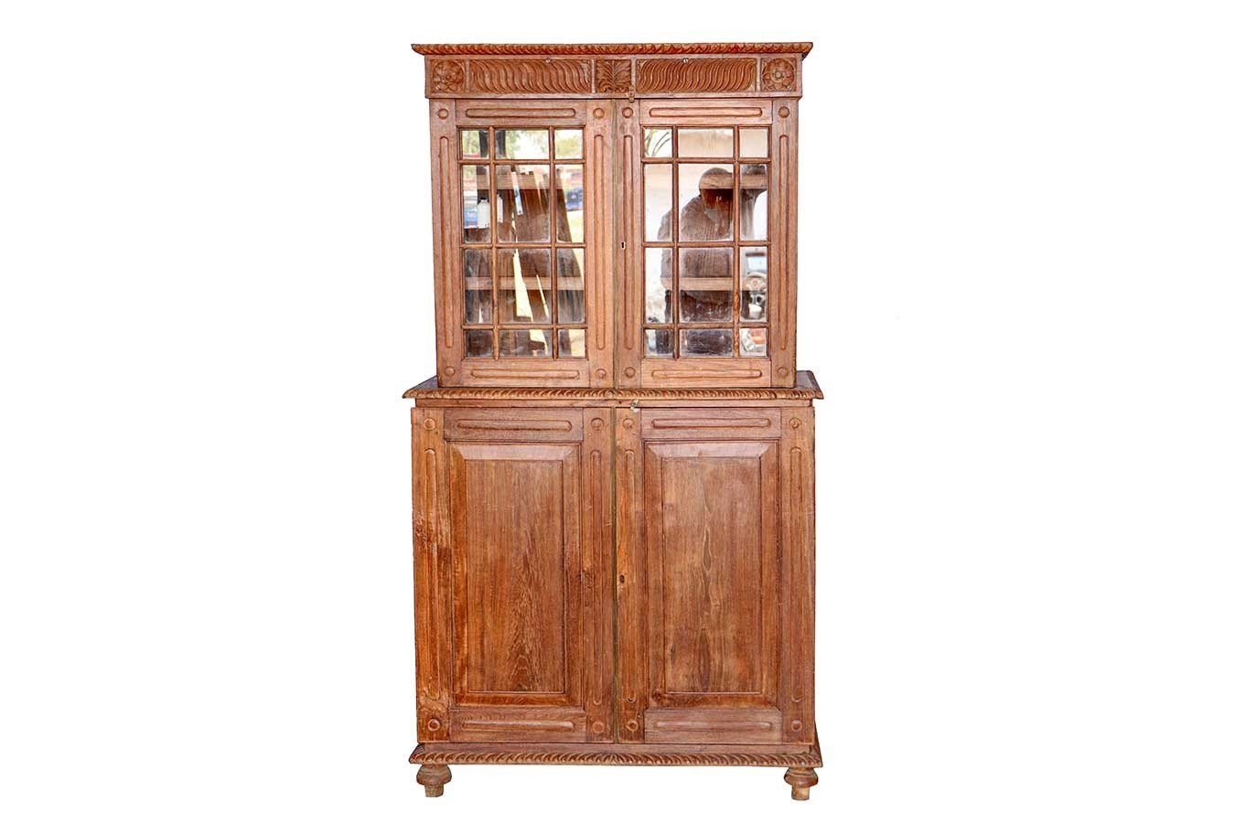 daslagerhaus living Vitrine Vitrine Vintage natur von daslagerhaus living