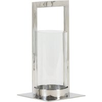 Laterne Windlicht Mit Henkel Jelco Von Light & Living Kerzenhalter 15x30 cm Nickel/Glas | 67710519 von dasmoebelwerk