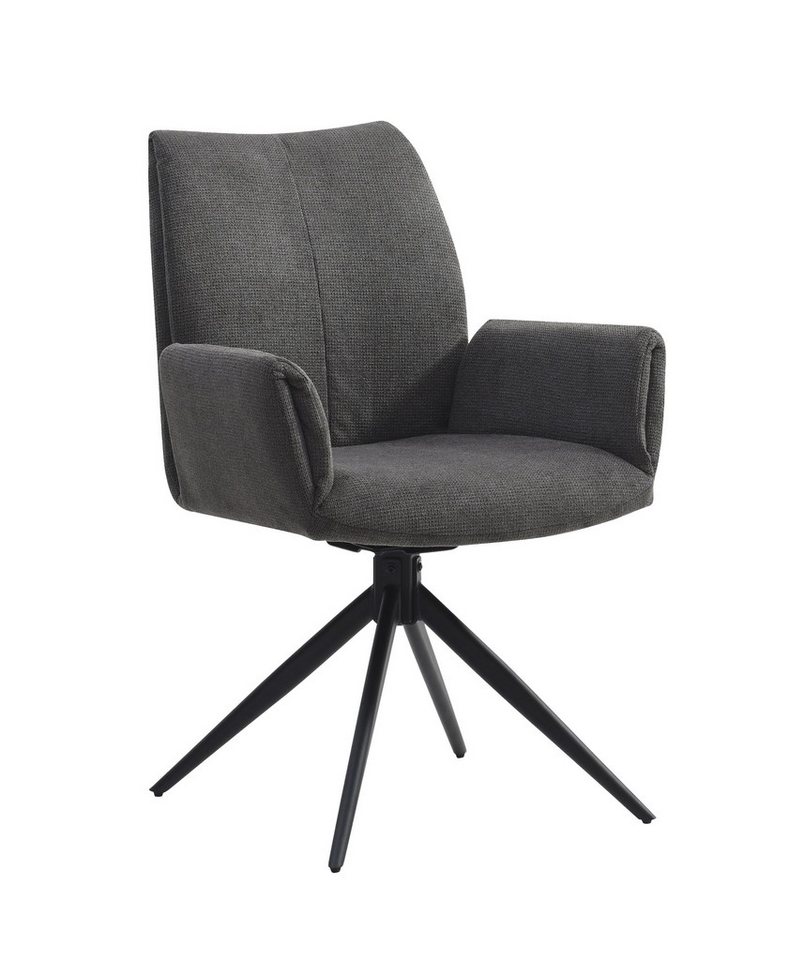 dasmöbelwerk Esszimmerstuhl Esszimmerstuhl Kamerun Drehstuhl Webstoff Grau-Braun Armlehnstuhl dasmöbelwerk Esszimmerstuhl Esszimmerstuhl Kamerun Drehstuhl Webstoff Grau-Braun Armlehnstuhl von dasmöbelwerk