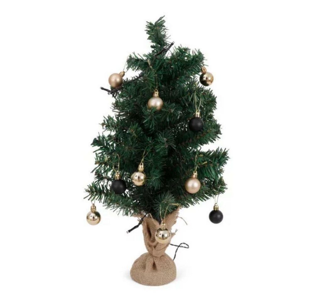 dasmöbelwerk Künstlicher Weihnachtsbaum Senza Weihnachtsbaum künstlich grün mit Christbaumschmuck von dasmöbelwerk