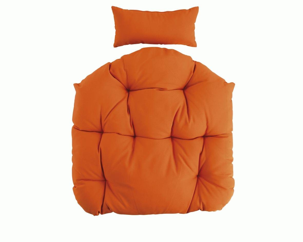 dasmöbelwerk Sitzkissen Sitzkissen Hänge-Sessel Sitzpolster Rückenpolster Auflage Orange von dasmöbelwerk