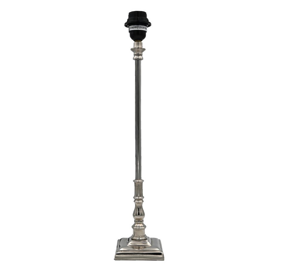 dasmöbelwerk Tischleuchte Tischleuchte Lampenfuß SHONY 10x10x49 cm Tischlampe Lampe Silber Alu dasmöbelwerk Tischleuchte Tischleuchte Lampenfuß SHONY 10x10x49 cm Tischlampe Lampe Silber Alu von dasmöbelwerk
