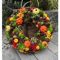 Großer Herbstkranz 43 cm Tischkranz Geschenkidee Großer Herbstkranz 43 cm Tischkranz Geschenkidee von dasspatzennest