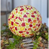 Mosaikkugel Unikat Dekokugel Tischdeko Geschenkidee von dasspatzennest