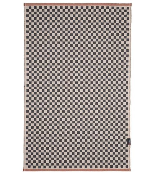 David Fussenegger Teppich „Schachbrett“ mit Saum aus Recyclingbaumwolle, 75 x 120 cm von david fussenegger