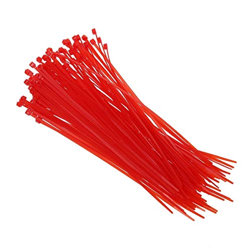 100-1000 Stück PROFI KABELBINDER Kabel Binder 2,5x100mm Rot 1000 Stück von daw21onlineshop