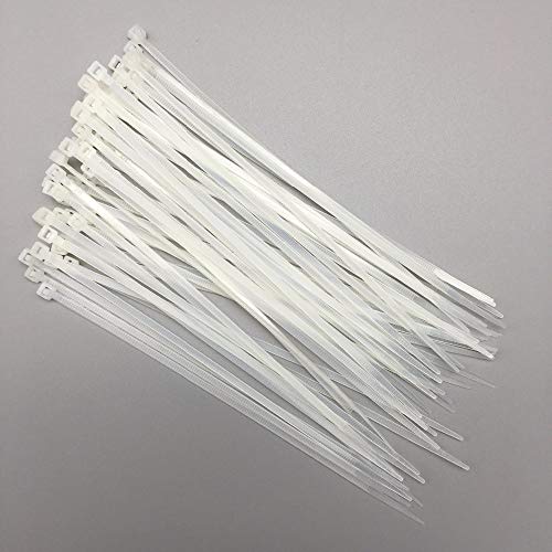Kabelbinder Natur/Weiss 3,6x370mm 100 Stück Selbstschließend/Normal von daw21onlineshop