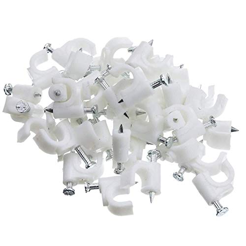 Kabelschellen Nagelschellen Kabel-Schellen mit Nagel 4-18mm Menge auswählbar 12mm 1000 Stück von daw21onlineshop