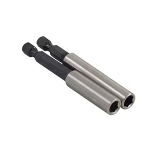 Magnet Bithalter 60mm lang 1/4 Bitaufnahme Bit magnetisch CRV Schraubvorsatz 5 Stück von daw21onlineshop