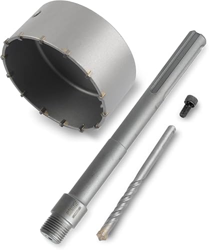 SDS MAX Bohrkrone | Ø 120 mm | Länge 350 mm | Dosenbohrer für Beton, Stein, Ziegel | Profi-Werkzeug für Bohrhammer | langlebig & präzise von daw21onlineshop