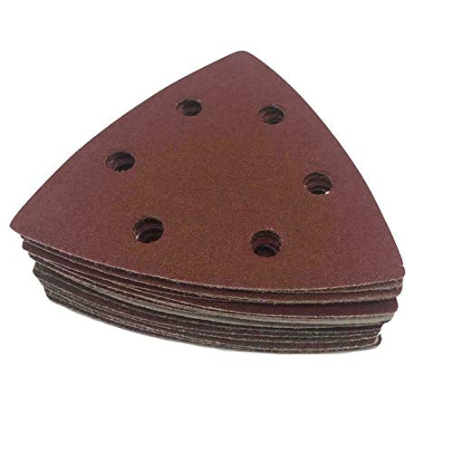 Schleifdreiecke 93 x 93 x 93 mm Deltaschleifer Delta-Schleifpapier Dreieck Klett P240 25 Stück von daw21onlineshop