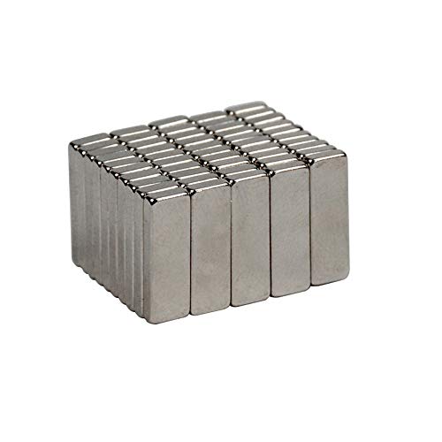 daw21onlineshop Neodym Magnete nach Wahl - Größe und Stückzahl wählbar - Starke Super Magnete Quader 14x4x2,5 N50 10 Stück Glas-Magnetboards, Magnettafel, Whiteboard, Tafel, Pinnwand, Kühlschrank von daw21onlineshop