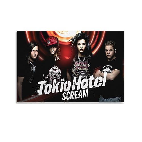 daweitianlong Tokio Band Hotel Kunst Poster Dekorative Malerei Leinwand Wandkunst Wohnzimmer Poster Schlafzimmer Gemälde Unrahmen-Stil 40 x 60 cm von daweitianlong