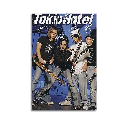 daweitianlong Tokio Band Hotel Kunst Poster Dekorative Malerei Leinwand Wandkunst Wohnzimmer Poster Schlafzimmer Gemälde Unrahmen-Stil 50 x 75 cm von daweitianlong