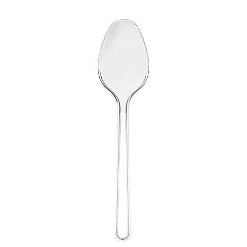daybays Plastiklöffel Mehrweglöffel 2000 Stk. Transparent Plastikbesteck Mehrweg Plastik Löffel Suppenlöffel Party Besteck Partygeschirr Spülmaschinenbeständig (Transparent, 2000) von daybays