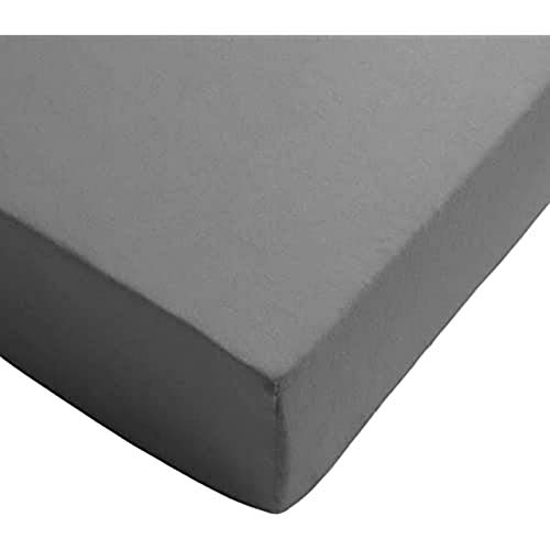 Day Dream Grau, Baumwolle, 90 x 200 cm Spannbettucher Jersey Day Dream Grau, Baumwolle, 90 x 200 cm Spannbettucher Jersey von daydream