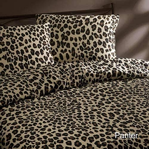 DayDream bedwear Panter Bettbezüge Beige, Baumwolle, 140 x 200/220 cm von daydream