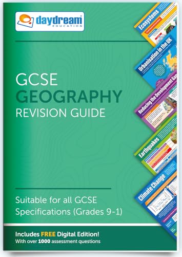 Geography GCSE Revision Guide: Pocket Posters-Taschenbuch für Geografie von Daydream Education