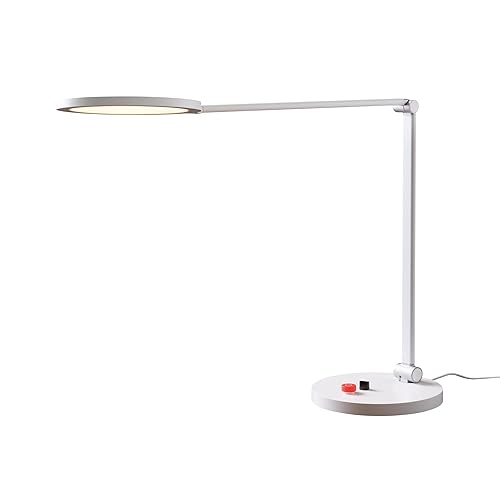 Daylight Tricolor - E45200 - Schreibtischlampe mit LED - Tischlampe mit Dimmer - Leselampe mit flexiblem Arm - 3 Lichtfarben - Dimmbar - LED - Weiß von daylight